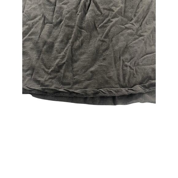 Terra & Sky Black Lace Crochet Yoke Short Sleeve Top Blouse Women's Size 2X - Picture 2 of 7